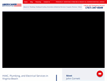 Tablet Screenshot of americanmechanicalva.com